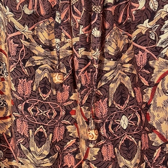 Exclusively For Signals Floral Boho Silky Lounge Pants - Picture 3 of 6